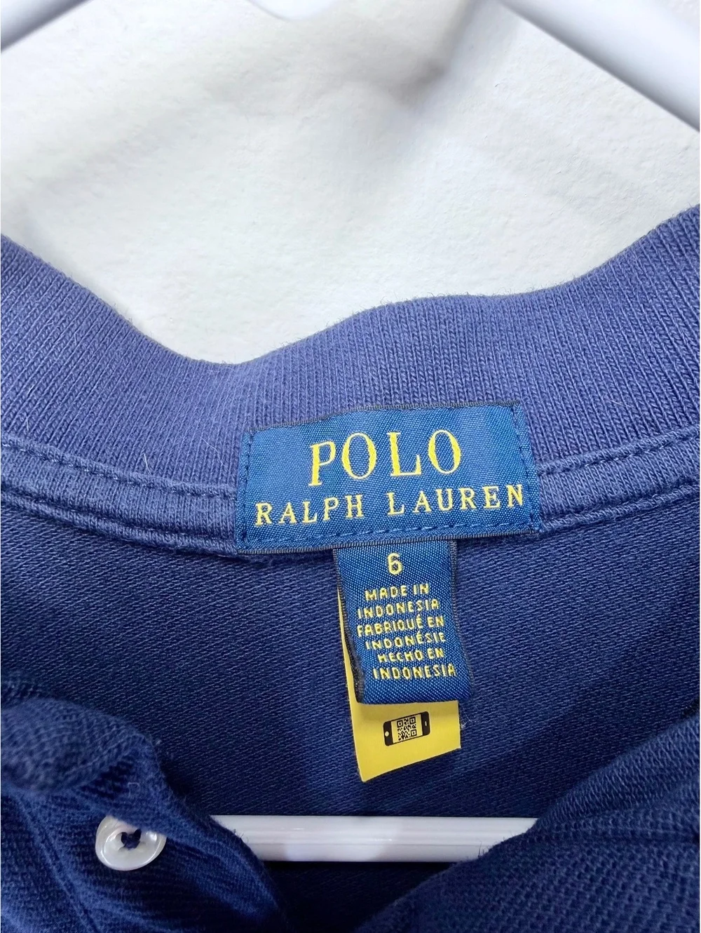 Boys Polo Ralph Lauren Navy patriotic  flag polo shirt size 6